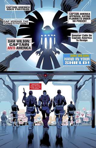 Illustration for article titled The New Captain America Comic Is All About America’s Real World Problems, and People Are Pissed